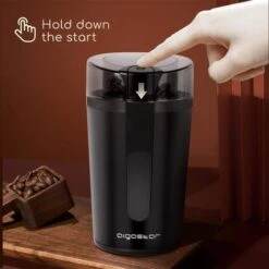 MOLINILLO DE CAFÉ ELÉCTRICO ESPECIAS PIMIENTA FRUTOS SECOS 200W CAPACIDAD 70GR GARANTÍA 24 MESES -Cocina Electrodomésticos Ventas 88896269 2