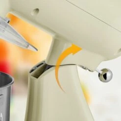 AREBOS Batidora Amasadora 1800W 6L Cuenco Acero Inoxidable 6 Velocidade Silencioso Beige -Cocina Electrodomésticos Ventas 89368489 5