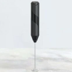 MODOU Espumador De Leche Eléctrico, Espumador De Leche Eléctrico Mini Batidor De Huevos, Mezclador De Bebidas Con Batidor De Acero Inoxidable Y Soporte Para Capuchino, Latte, Lat, Chocolate Caliente, -Cocina Electrodomésticos Ventas 90004561 4