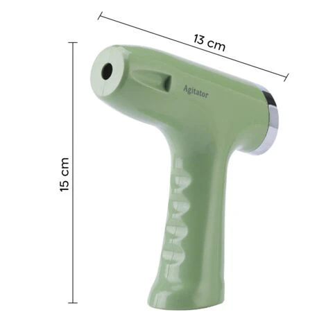 Mini Batidora Recargable Con Batidor De Huevos Y Triturador 5 Velocidades Color: Verde 3 Mini Batidora Recargable Con Batidor De Huevos Y Triturador 5 Velocidades Color: Verde