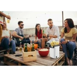 Máquina De Palomitas De Maíz, Máquina De Palomitas De Maíz, Máquina De Palomitas De Aire Caliente, Máquina Saludable Sin Aceite Ni Grasa (blanco) -Cocina Electrodomésticos Ventas 90365504 5