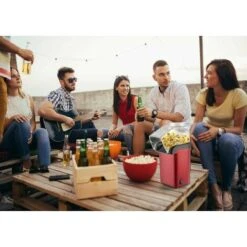 Máquina De Palomitas De Maíz De 1200 W, Máquina De Palomitas De Maíz, Máquina De Palomitas De Maíz De Aire Caliente Saludable Sin Aceite Ni Grasa (rojo) -Cocina Electrodomésticos Ventas 90367321 5