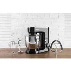 MPM MRK-19 Batidora Amasadora Repostería Profesional, Robot Cocina Orbital, 6,5L, 6 Velocidades Acero Inox 2200W Acero Inoxidable / Negro -Cocina Electrodomésticos Ventas 90396504 4