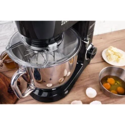 MPM MRK-19 Batidora Amasadora Repostería Profesional, Robot Cocina Orbital, 6,5L, 6 Velocidades Acero Inox 2200W Acero Inoxidable / Negro -Cocina Electrodomésticos Ventas 90396504 5