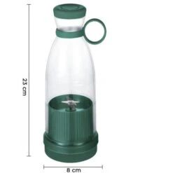 Mini Licuadora De Jugo Portátil Botella De Batido Recargable Portátil Color: Verde -Cocina Electrodomésticos Ventas 93996226 4