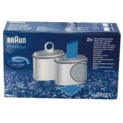 Juego De 2 Filtros De Agua BRITA PURE AQUA PURE COFFEE KWF2 0X63112770, AX13210006 BRAUN