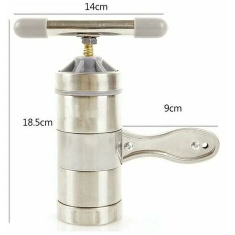 Máquina Para Hacer Pasta Fresca, Cortador De Masa De Acero Inoxidable, Máquina Para Hacer Fideos, Máquina Para Hacer Pasta, Cortador De Espagueti 7 Máquina Para Hacer Pasta Fresca, Cortador De Masa De Acero Inoxidable, Máquina Para Hacer Fideos, Máquina Para Hacer Pasta, Cortador De Espagueti - Imagen 5