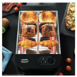 Cecotec Tostador Plano Turbo EasyToast Basic. 900 W, 3 Resistencias Halógenas, 6 Niveles -Cocina Electrodomésticos Ventas 94215183 5
