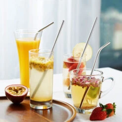 Pajitas Reutilizables, Pajitas Para Beber De Acero Inoxidable -Cocina Electrodomésticos Ventas 94394568 3