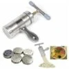 Máquina De Fideos De Acero Inoxidable De 1 Pieza, 5 Moldes, Máquina De Prensado De Fideos, Máquina Manual Creativa De Cocina Para El Hogar, Máquina De Fideos-