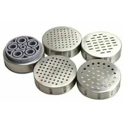 Máquina De Fideos De Acero Inoxidable De 1 Pieza, 5 Moldes, Máquina De Prensado De Fideos, Máquina Manual Creativa De Cocina Para El Hogar, Máquina De Fideos- -Cocina Electrodomésticos Ventas 95567716 4