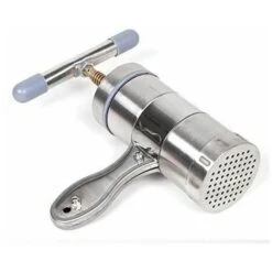 Máquina De Fideos De Acero Inoxidable De 1 Pieza, 5 Moldes, Máquina De Prensado De Fideos, Máquina Manual Creativa De Cocina Para El Hogar, Máquina De Fideos- -Cocina Electrodomésticos Ventas 95567716 5