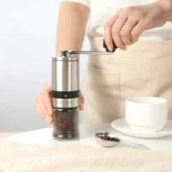 Molinillo De Café Manual Con Molienda Ajustable: Molienda Rápida Portátil, Múltiples Configuraciones Para La Aspereza, Para Los Amantes Del Café -Cocina Electrodomésticos Ventas 95845159 5