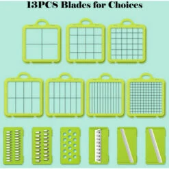 Picadora De Verduras Multifuncional 22 En 1, Picadora Manual Con Cortador De Alimentos, Para Cebolla, Ajo, Zanahoria, Patata, Con Separador De Huevos, Pelador Protector De Manos, -Cocina Electrodomésticos Ventas 96342215 3
