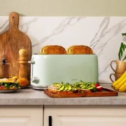 Tostador Vertical Toast&Taste 1600 Retro Double Green Cecotec -Cocina Electrodomésticos Ventas 96872697 5