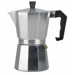 Estufa De Aluminio, Olla Percoladora Para Espresso, Moka, Café Cubano, Capuchino, Café Con Leche Y Más, Perfecto Para Acampar, Fuerte, De Larga Duración, Plateado, 1 Taza -Cocina Electrodomésticos Ventas 97080791 5