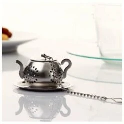 Tetera Con Infusor De Té De 2 Piezas - Infusor De Acero Inoxidable (plata) -Cocina Electrodomésticos Ventas 97082945 4