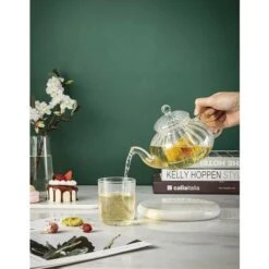 Tetera De Cristal Con Infusor Diseño Calabaza (Tetera Calabaza 600ml) -Cocina Electrodomésticos Ventas 97084797 4