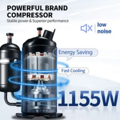 VEVOR Máquina De Helados Comercial 2200 W Máquina De Helado Suave Plata 22-30L Por Hora Máquina Para Hacer Helados Suaves 74,5 X 54 X 86 Cm En Cafeterías, Buffets, Tiendas De Bebidas, Restaurantes -Cocina Electrodomésticos Ventas 97372438 5