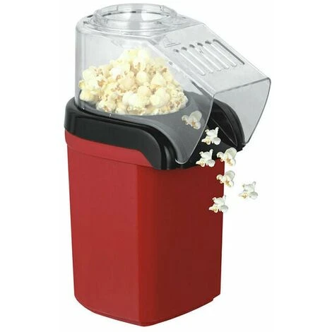 POP'N'CORN - Máquina Para Hacer Palomitas De Maíz De 1100 W, Cocción Con Aire Caliente, Lista En 3 Minutos, Luz De Encendido, Rojo, 5 POP'N'CORN - Máquina Para Hacer Palomitas De Maíz De 1100 W, Cocción Con Aire Caliente, Lista En 3 Minutos, Luz De Encendido, Rojo, - Imagen 3