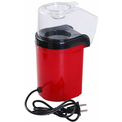 POP'N'CORN - Máquina Para Hacer Palomitas De Maíz De 1100 W, Cocción Con Aire Caliente, Lista En 3 Minutos, Luz De Encendido, Rojo, 7 POP'N'CORN - Máquina Para Hacer Palomitas De Maíz De 1100 W, Cocción Con Aire Caliente, Lista En 3 Minutos, Luz De Encendido, Rojo, - Imagen 5