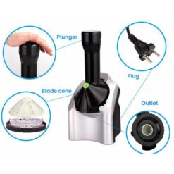 Máquina Eléctrica De Sorbete De Fruta Para Hacer Helados Para Hacer Postres De Helado Vegano -Cocina Electrodomésticos Ventas 97430948 3