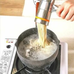 Máquina Para Hacer Pasta Manual, Prensa Para Pasta Manual, Máquina Para Hacer Fideos Manual, Máquina Para Hacer Pasta De Acero Inoxidable, Viene Con 7 Moldes Para Espagueti Manual - -Cocina Electrodomésticos Ventas 97608445 4
