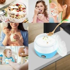 Yogurt Maker, 220V 1.2L Home Automatic Cream Yogurt Maker Machine Yogurt Cutter Brewing Tool (Naranja) -Cocina Electrodomésticos Ventas 97622520 4