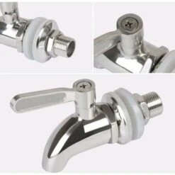 Grifo De Barril, Dispensador De Bebidas, Grifo De Barril De Cerveza, Grifo De Vino - Acero Inoxidable Y Tamaño De 12 Mm 9 Grifo De Barril, Dispensador De Bebidas, Grifo De Barril De Cerveza, Grifo De Vino - Acero Inoxidable Y Tamaño De 12 Mm -Cocina Electrodomésticos Ventas 99826756 4