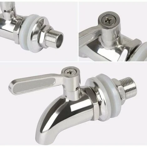 Grifo De Barril, Dispensador De Bebidas, Grifo De Barril De Cerveza, Grifo De Vino - Acero Inoxidable Y Tamaño De 12 Mm 6 Grifo De Barril, Dispensador De Bebidas, Grifo De Barril De Cerveza, Grifo De Vino - Acero Inoxidable Y Tamaño De 12 Mm - Imagen 4