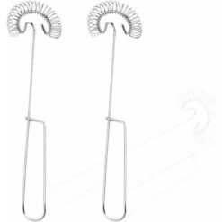 Paquete De 2 Batidores De Acero Inoxidable 304 - Mini Batidor De Salsa De Primavera - Espumador De Leche Y Espuma - Mezclador De Mano Para Cocina