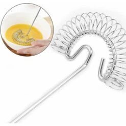 Paquete De 2 Batidores De Acero Inoxidable 304 - Mini Batidor De Salsa De Primavera - Espumador De Leche Y Espuma - Mezclador De Mano Para Cocina -Cocina Electrodomésticos Ventas 99830863 3