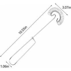 Paquete De 2 Batidores De Acero Inoxidable 304 - Mini Batidor De Salsa De Primavera - Espumador De Leche Y Espuma - Mezclador De Mano Para Cocina -Cocina Electrodomésticos Ventas 99830863 5