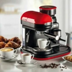 Cafetera Express De Brazo Ariete 1318 15 Bar 1080 W Rojo 8003705117921 S7824583 Ariete -Cocina Electrodomésticos Ventas 99833771 4