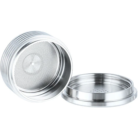 Cápsulas De Café Reutilizables De Acero Inoxidable Filtro De Taza De Cápsula De Café Reutilizable Compatible Con Delta Q (plata) 6 Cápsulas De Café Reutilizables De Acero Inoxidable Filtro De Taza De Cápsula De Café Reutilizable Compatible Con Delta Q (plata) - Imagen 4