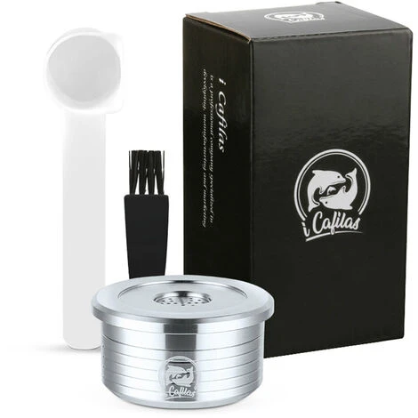 Cápsulas De Café Reutilizables De Acero Inoxidable Filtro De Taza De Cápsula De Café Reutilizable Compatible Con Delta Q (plata) 7 Cápsulas De Café Reutilizables De Acero Inoxidable Filtro De Taza De Cápsula De Café Reutilizable Compatible Con Delta Q (plata) - Imagen 5