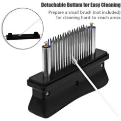 Ablandador De Carne Con 48 Cuchillas De Aguja De Acero Inoxidable Herramienta Para Ablandar Y Marinar Carne Ablandadores De Cocina Cocinar A La Parrilla Barbacoa Marinada Maximizador De Sabor (Blanco) 11 Ablandador De Carne Con 48 Cuchillas De Aguja De Acero Inoxidable Herramienta Para Ablandar Y Marinar Carne Ablandadores De Cocina Cocinar A La Parrilla Barbacoa Marinada Maximizador De Sabor (Blanco) -Cocina Electrodomésticos Ventas 99837567 5